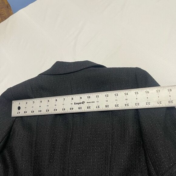 B Louise Women’s Black Wool Blend Pant Suit Pant Set Size 14 - Picture 9 of 14